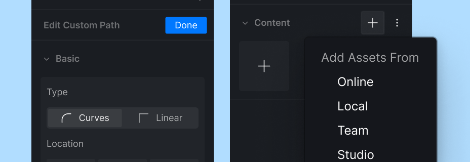 custom path