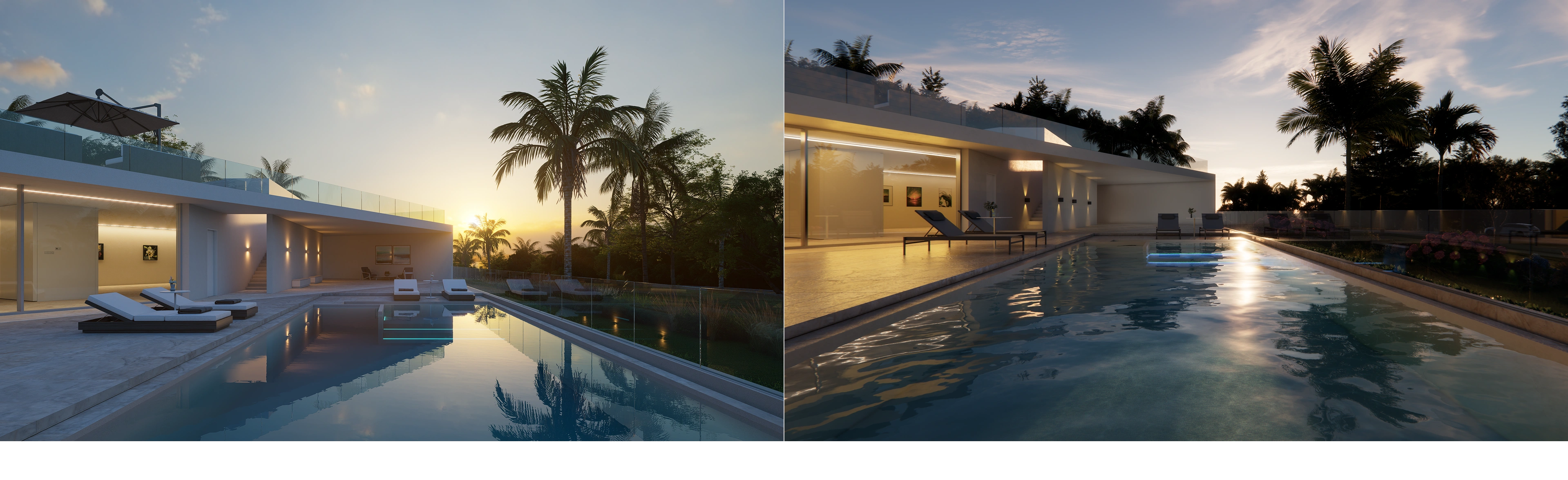 Shadows in D5 Render and Enscape